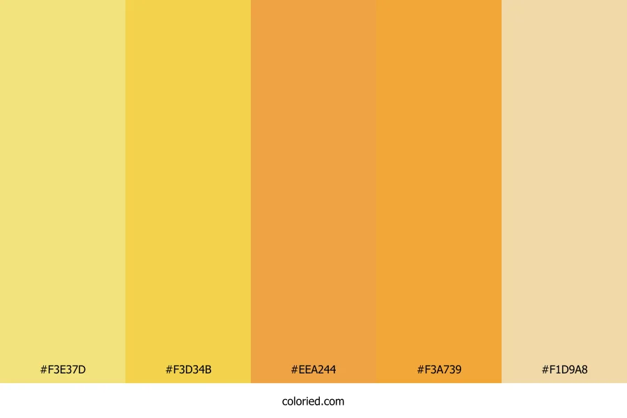 Mango Citrus Burst Color Palette