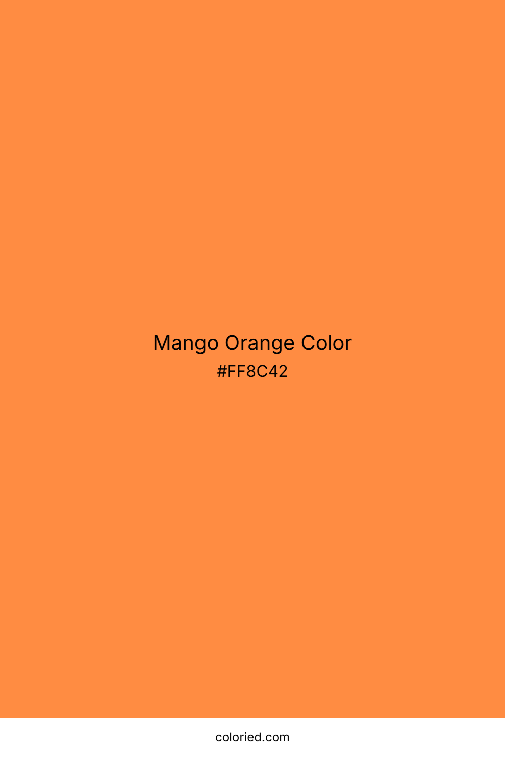 Mango Orange Color