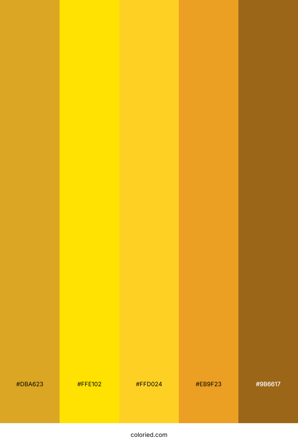 Marigold and Sunshine Color Palette