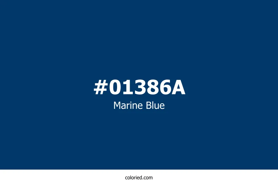 Marine Blue Color