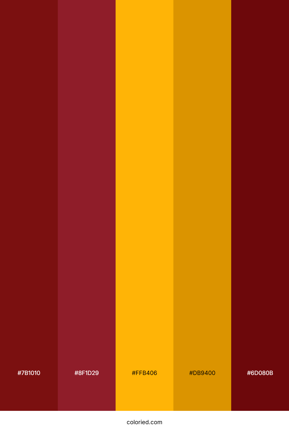 Maroon Autumn Spice Color Palette