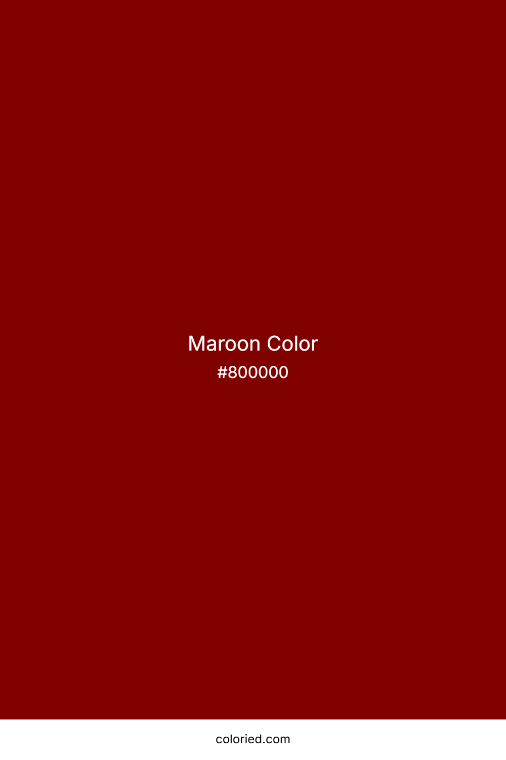 Maroon Color