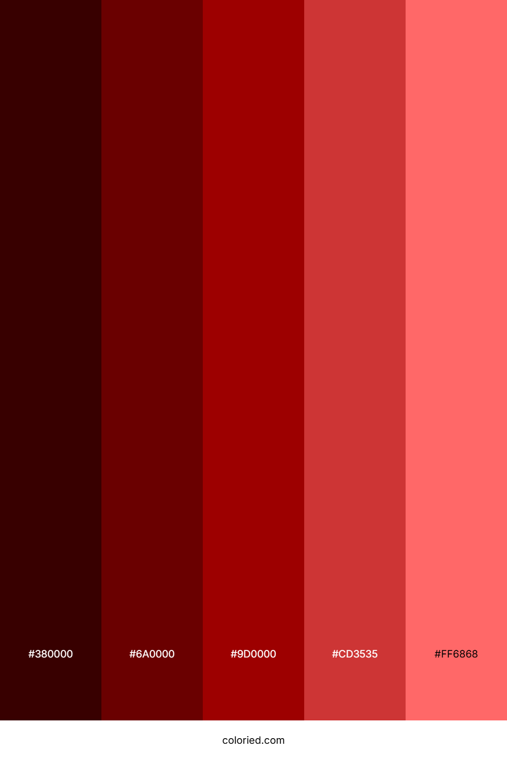 Maroon Shade Color Palette