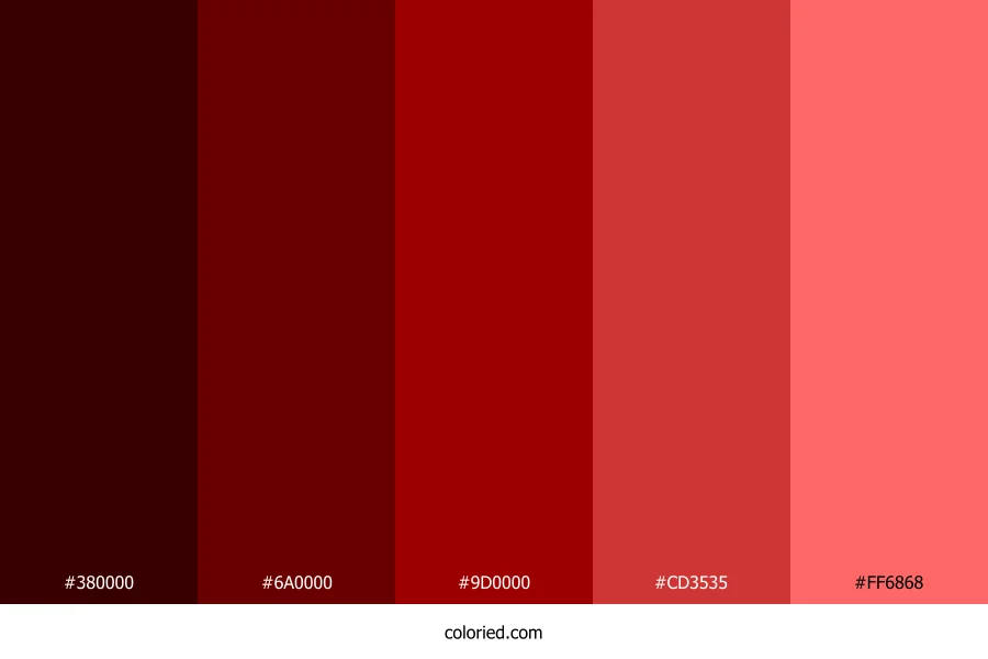 Maroon Shade Color Palette