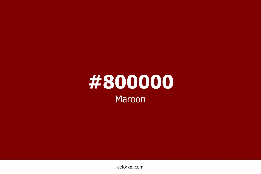 Maroon Color Hex Code