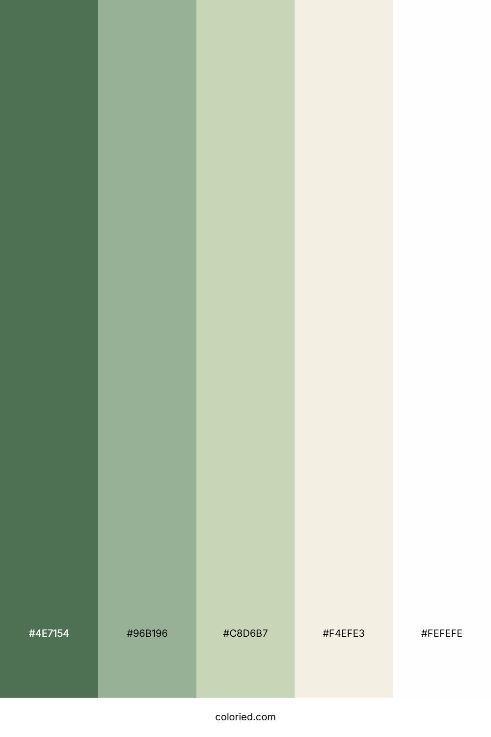 Matcha Green and Sage Color Palette