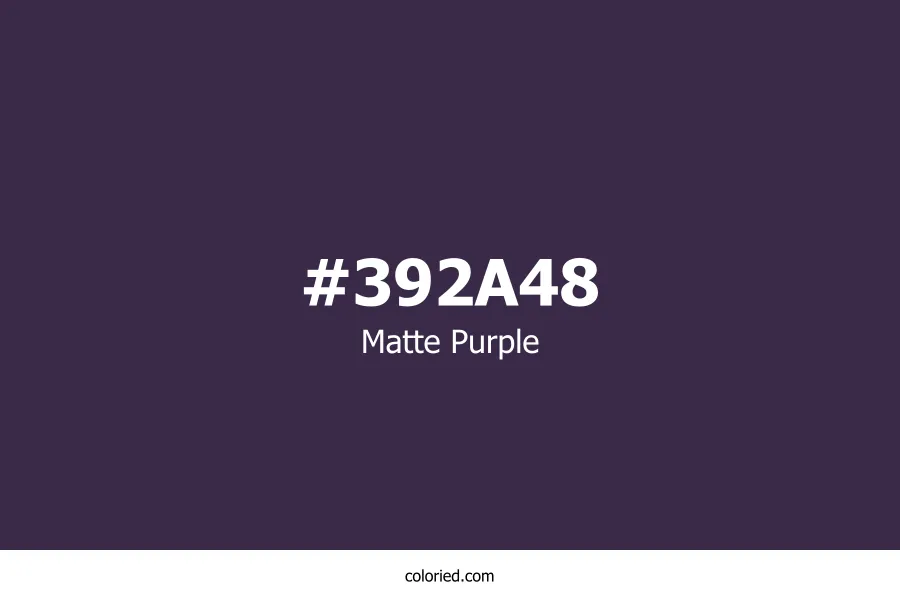 Matte Purple Color
