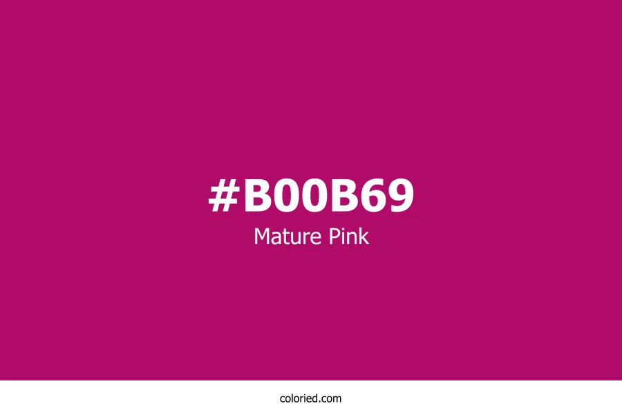 Mature Pink Color