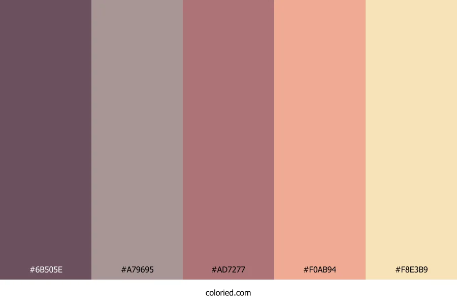 Mauve and Blush Color Palette