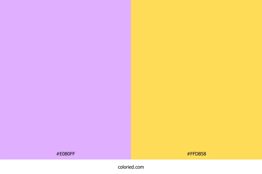 Mauve and Mustard Dress Combination