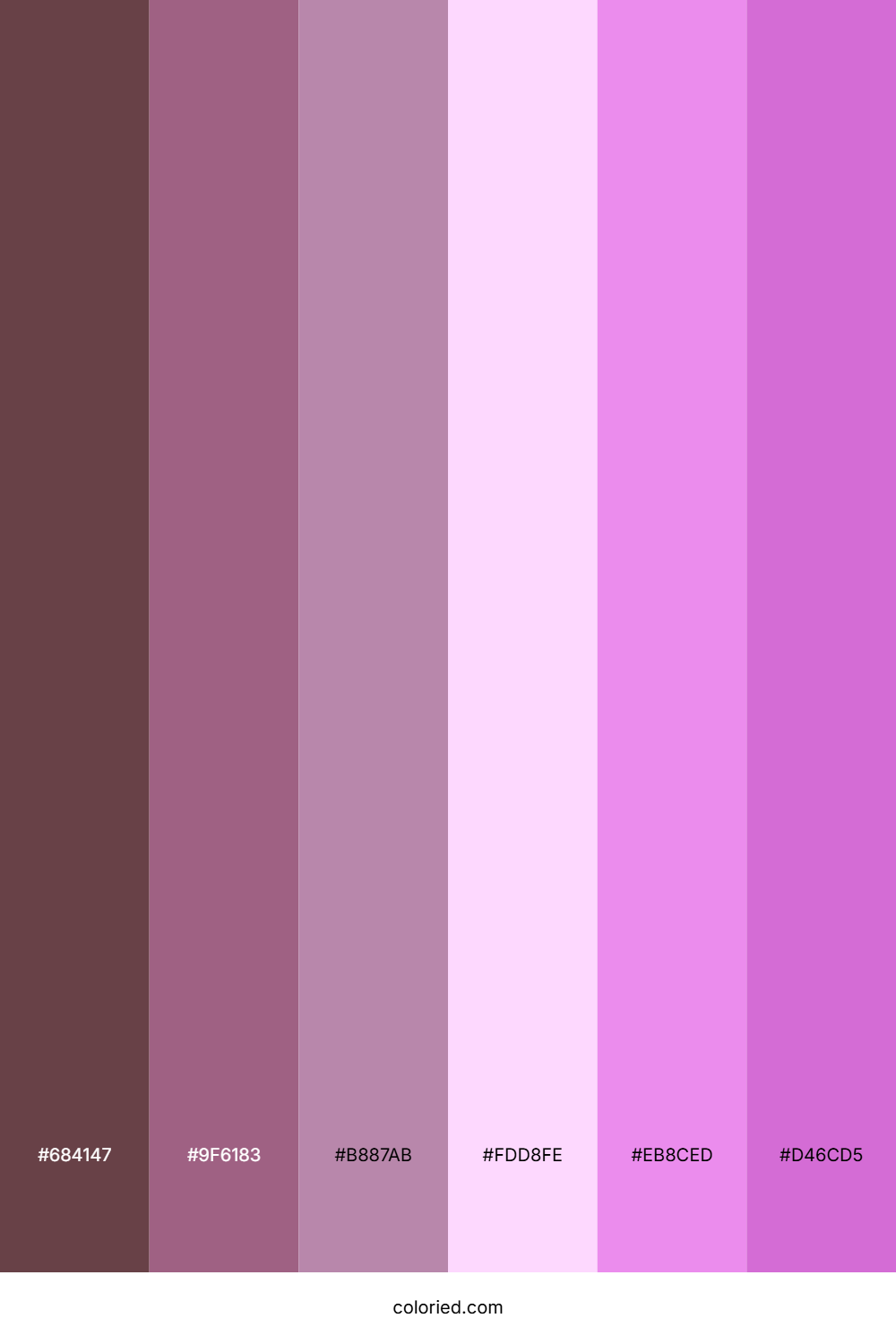 Mauve and Pink Color Palette