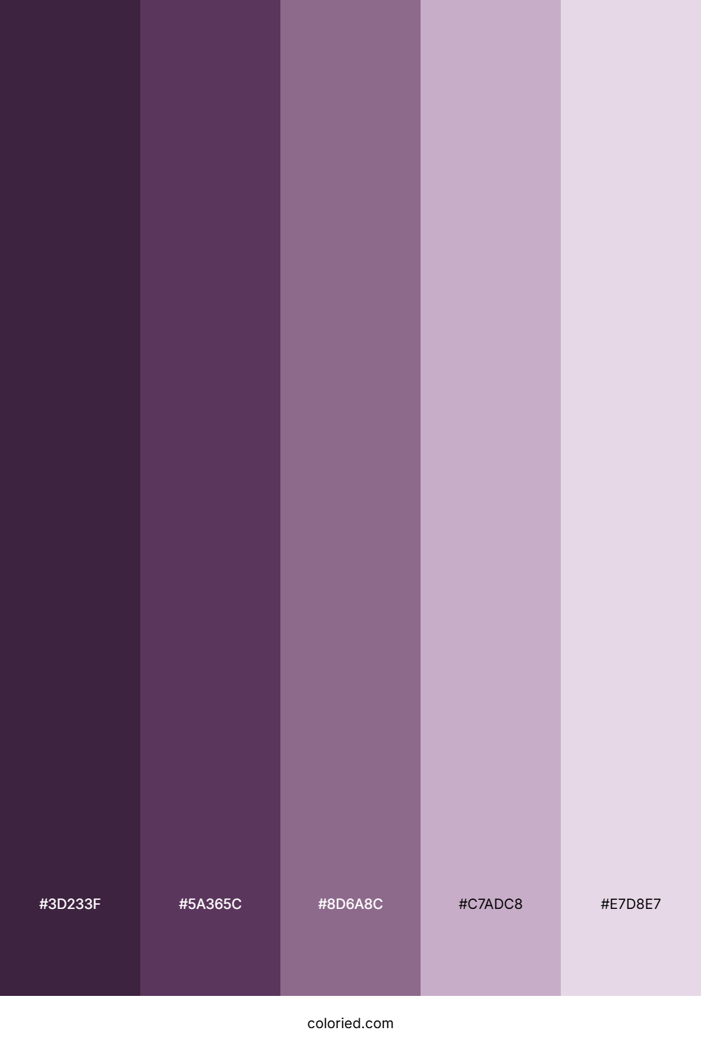 Mauve Dark Purple Color Palette