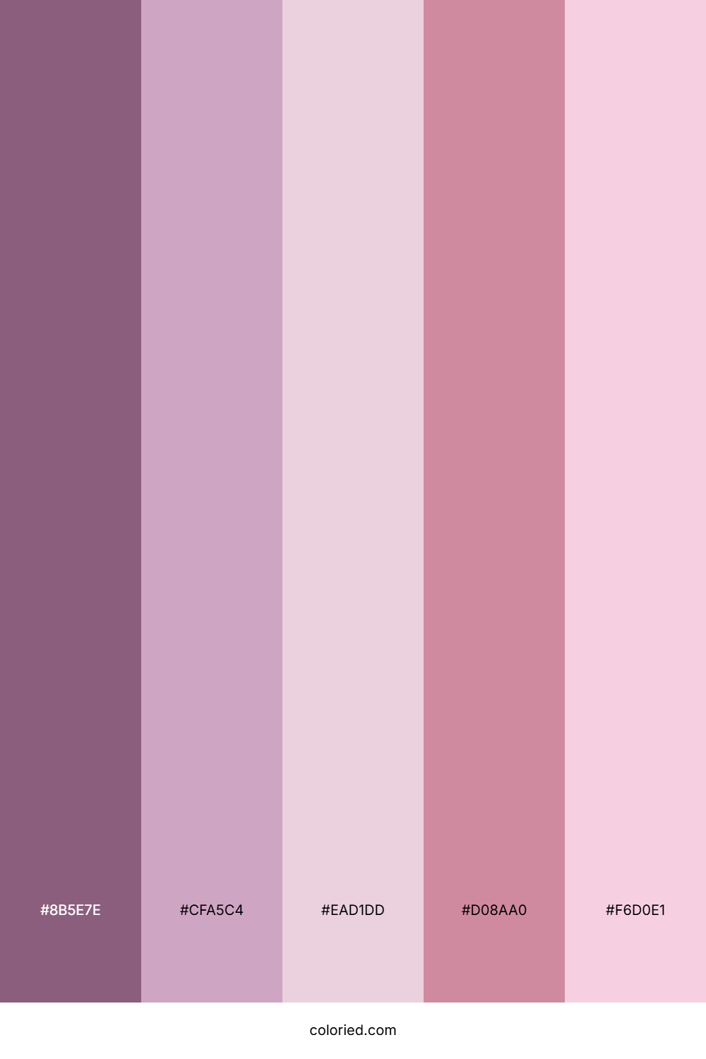 Mauve Pink Color Palette