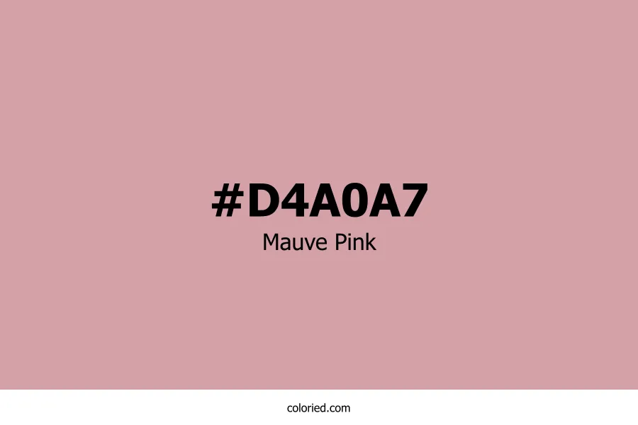 Mauve Pink Color Hex Code