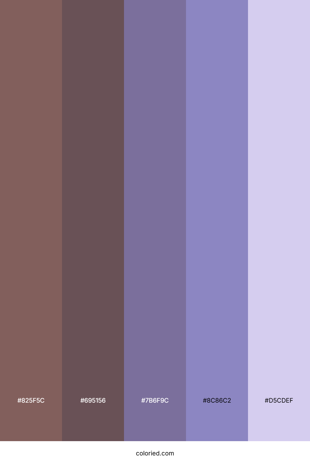 Mauve Stone Lilac Color Palette