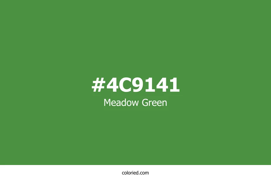 Meadow Green Color