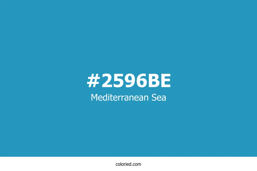 Mediterranean Sea Color