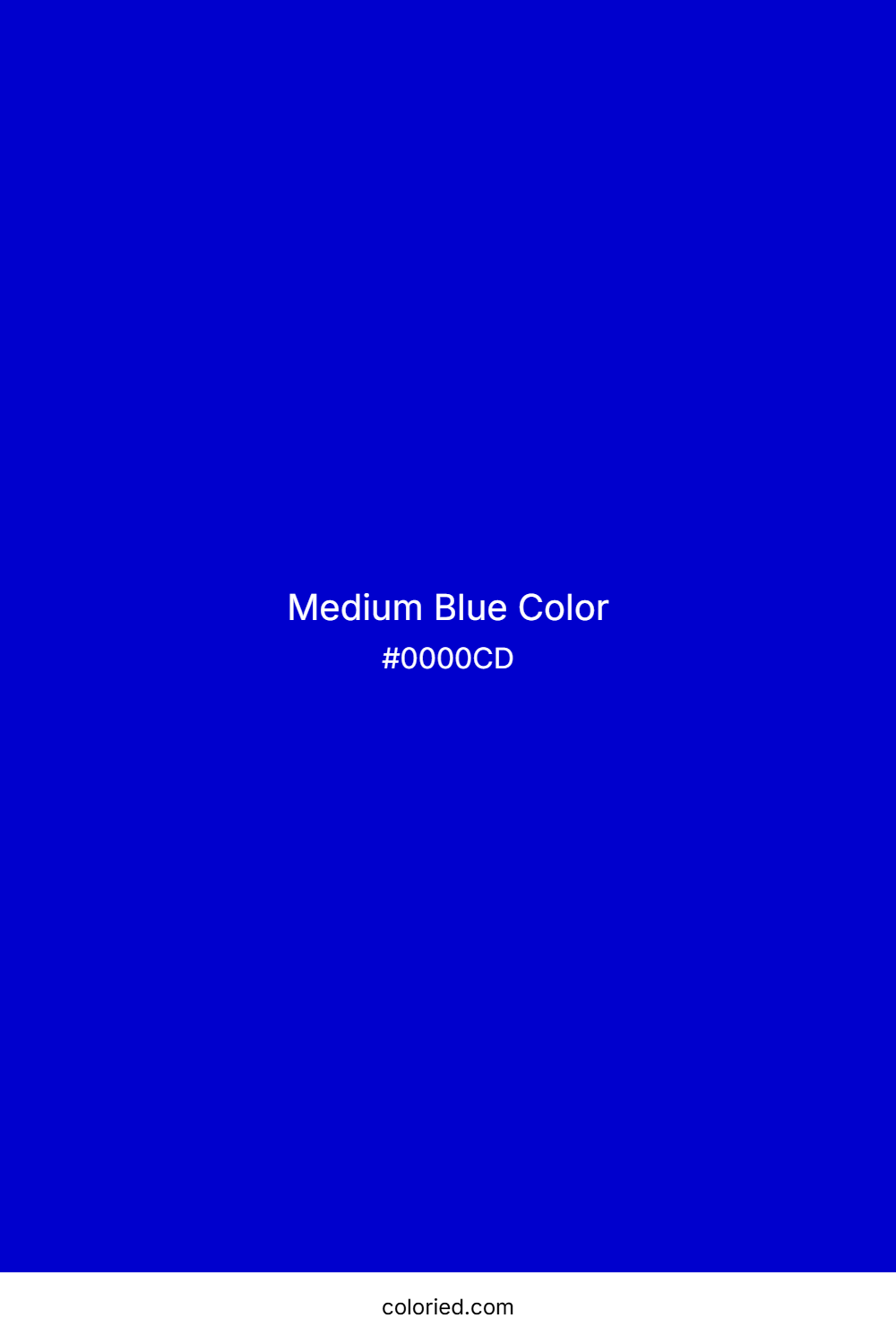 Medium Blue Color