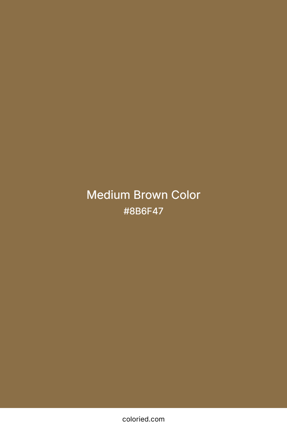 Medium Brown Color