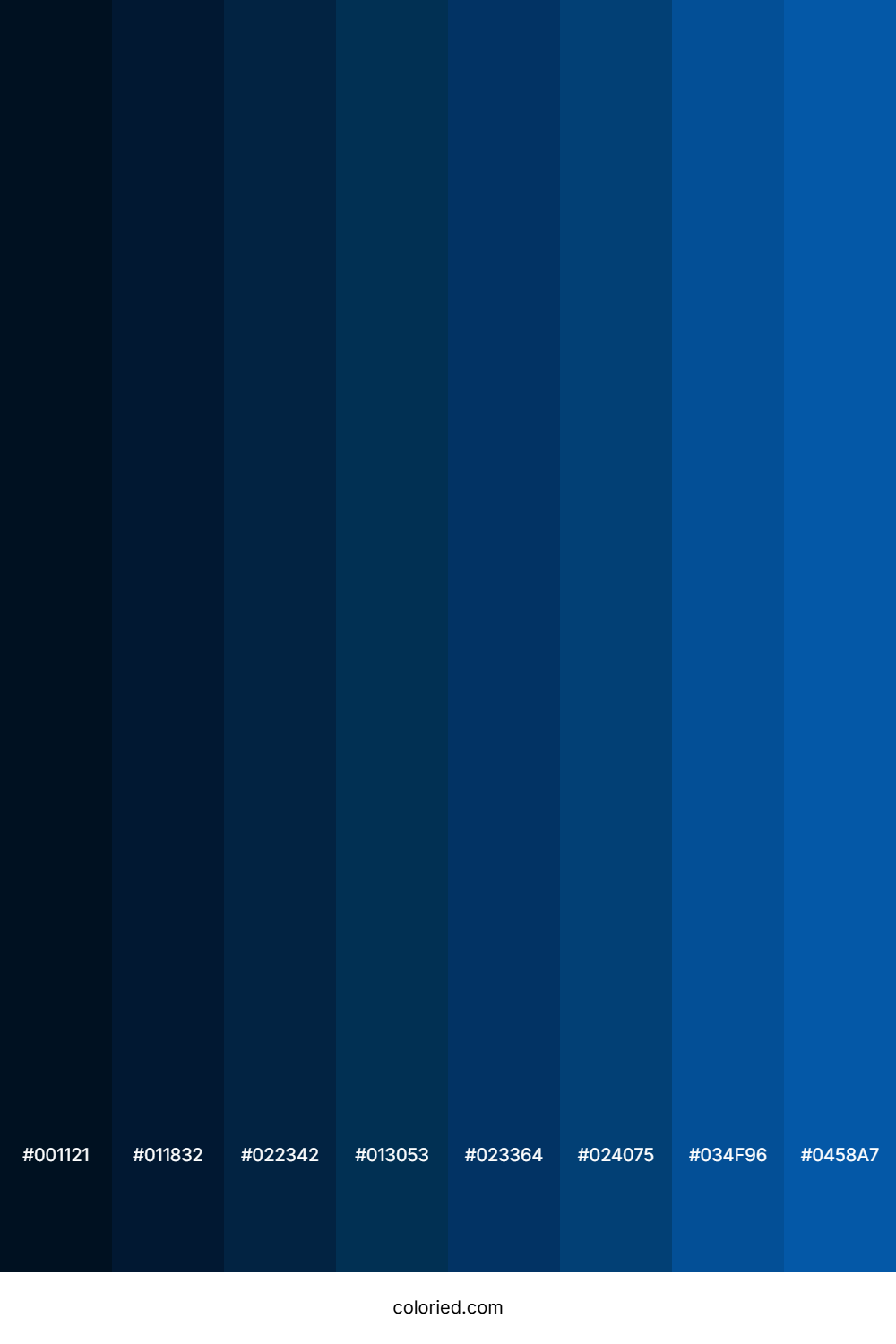 Medium Electric Blue Color Shades