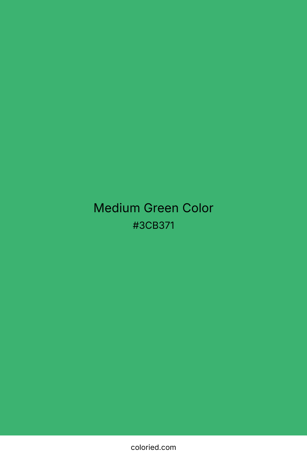Medium Green Color