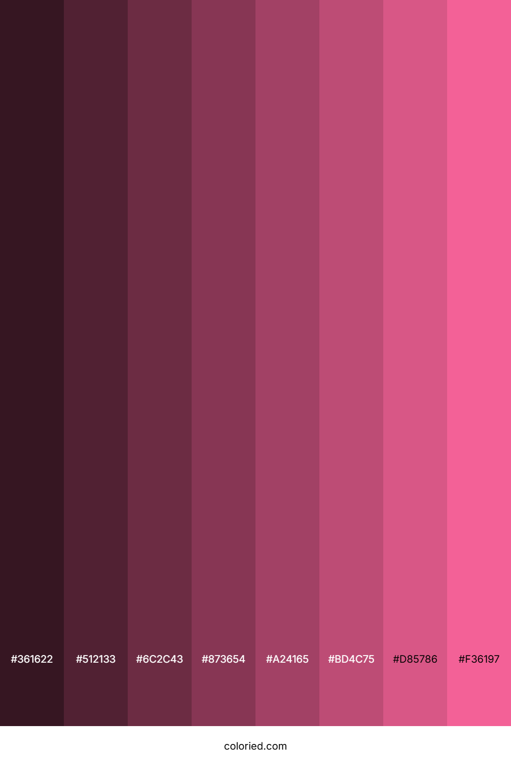 Medium Pink Color Shades