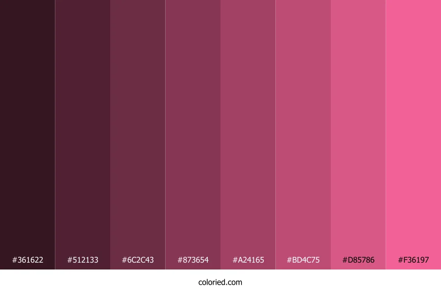 Medium Pink Color Shades
