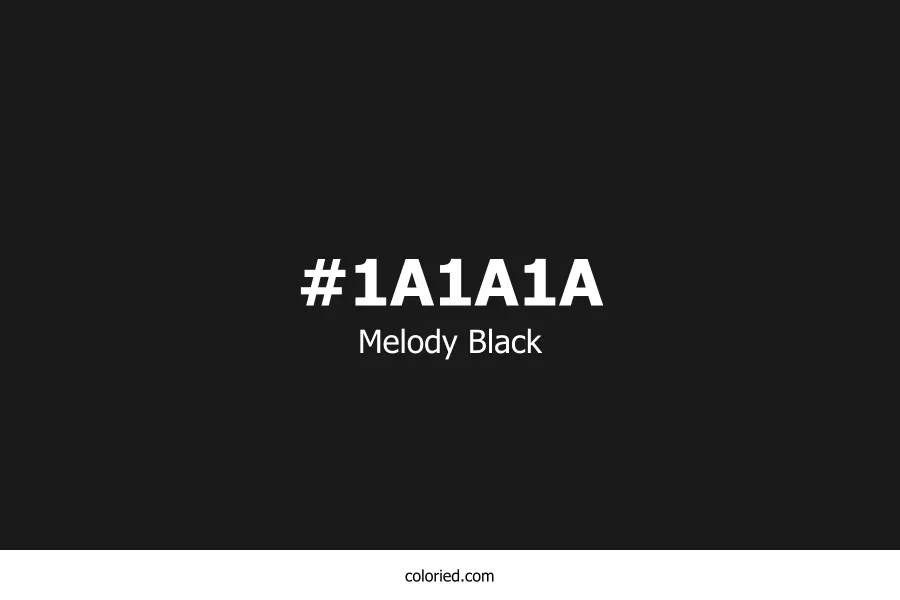 Melody Black Color