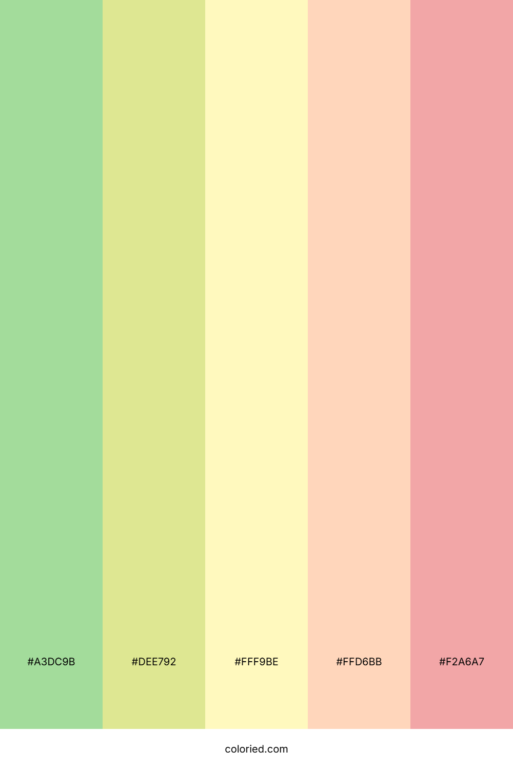 Melon Sorbet Color Palette