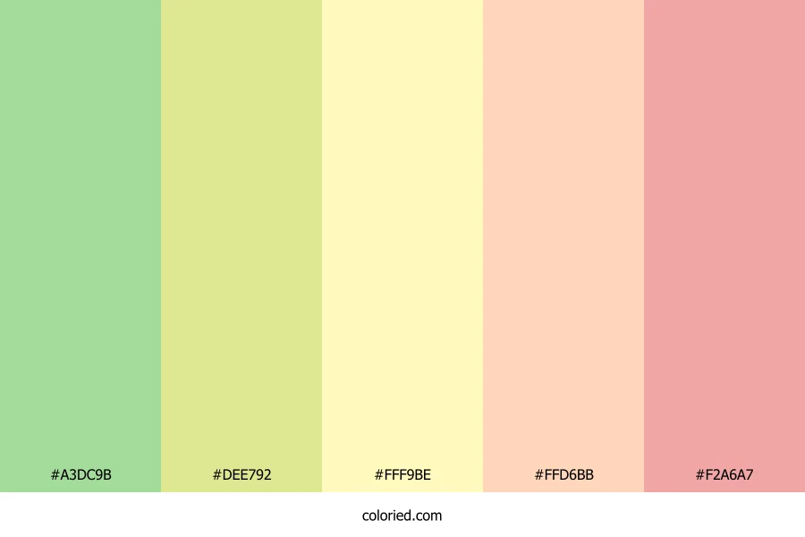 Melon Sorbet Color Palette