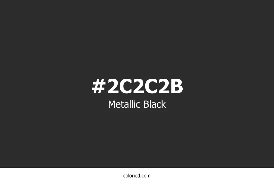 Metallic Black Color
