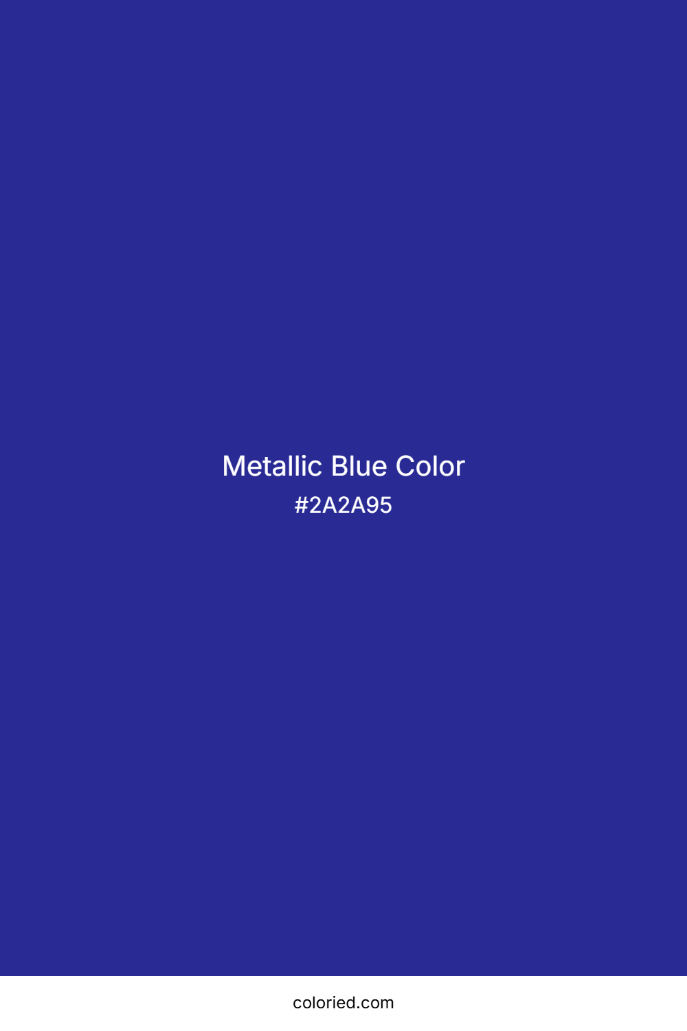 Metallic Blue Color