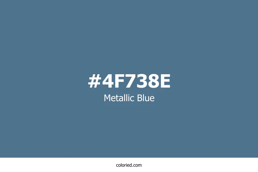 Metallic Blue Color