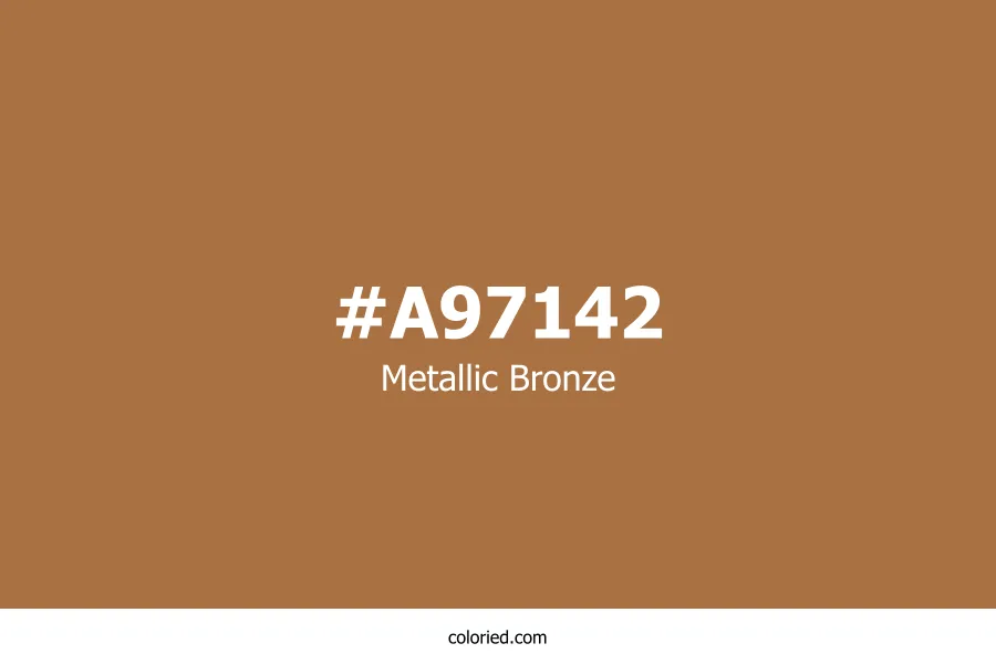 Metallic Bronze Color Hex Code