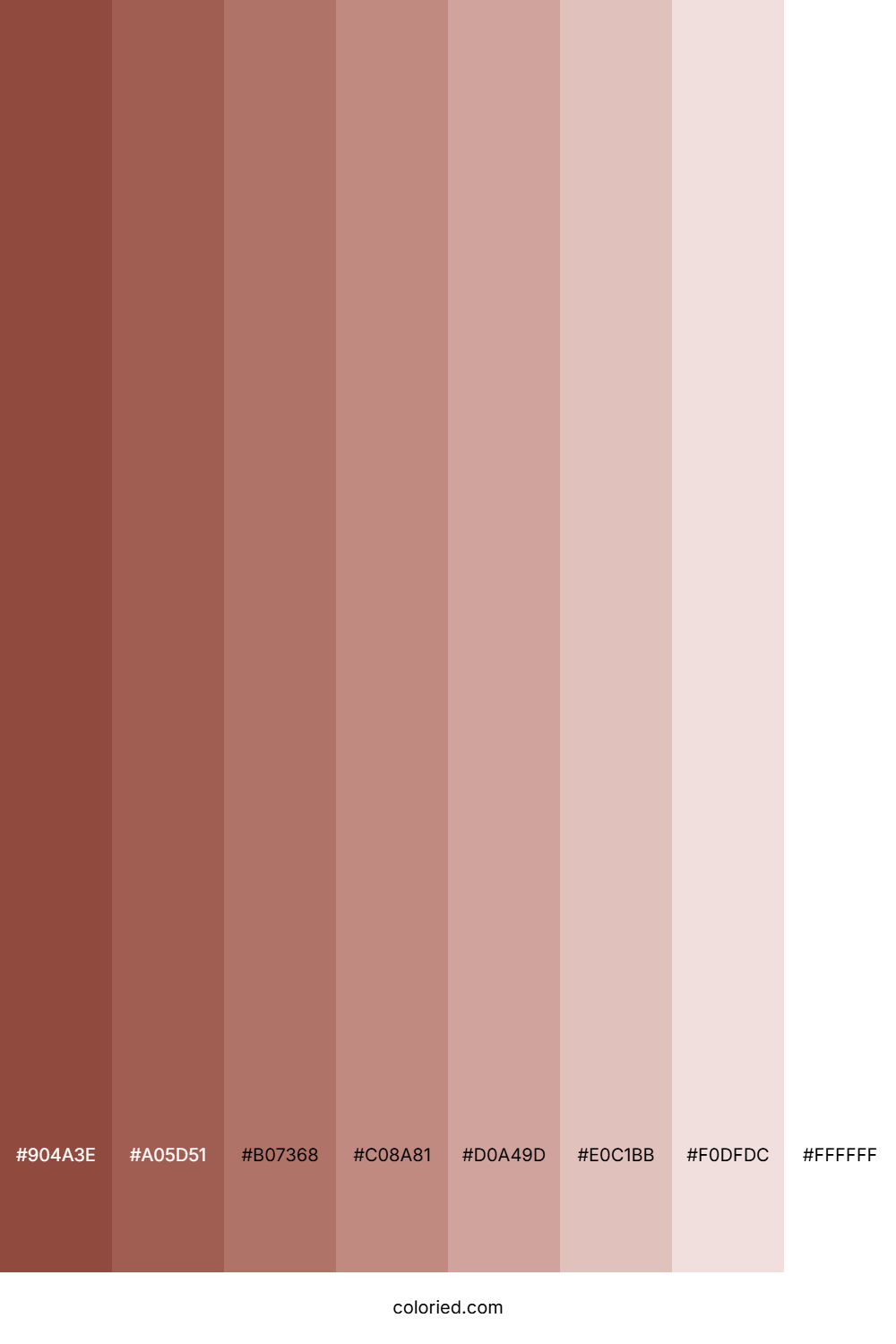 Metallic Copper Color Tints