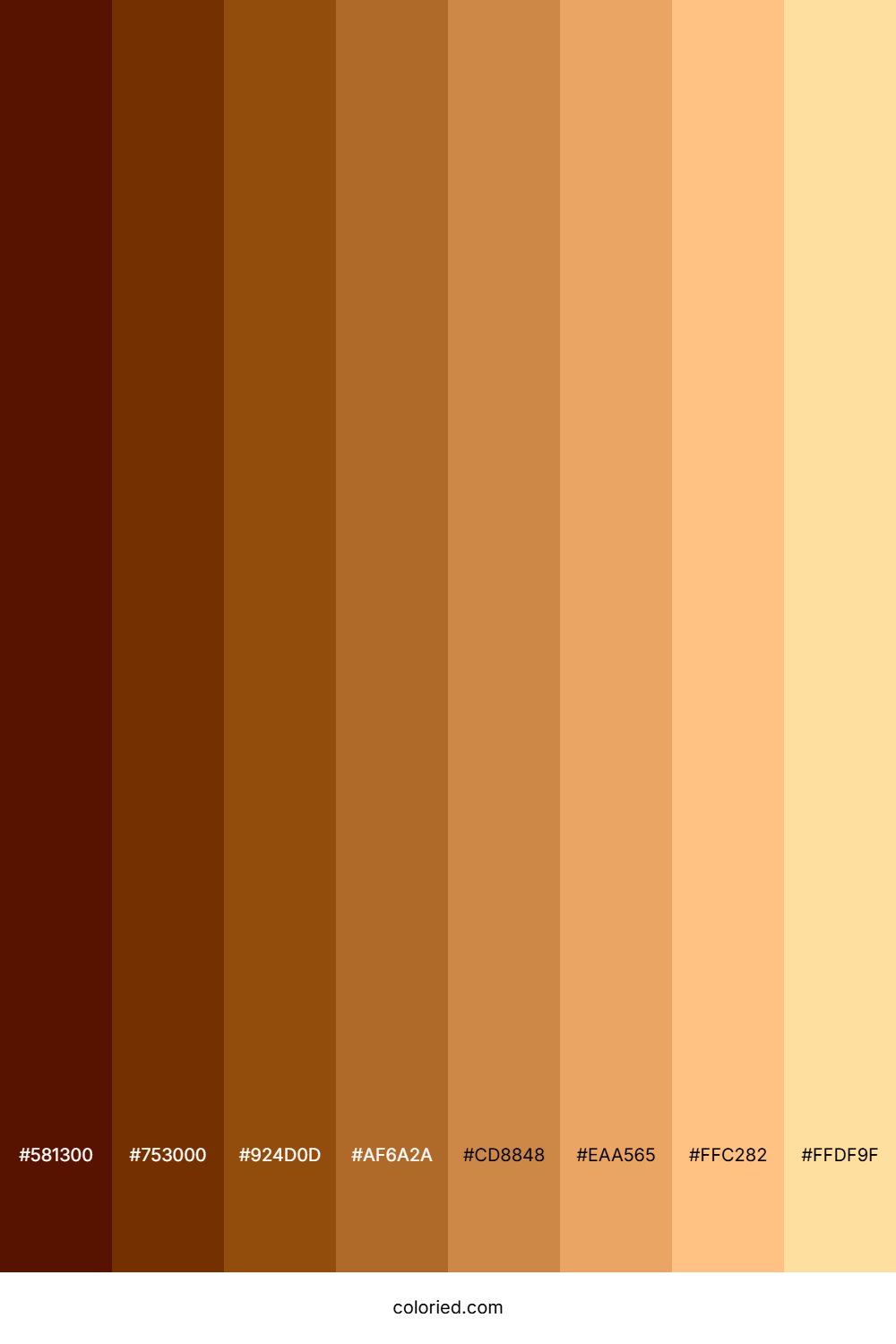 Metallic Copper Shades