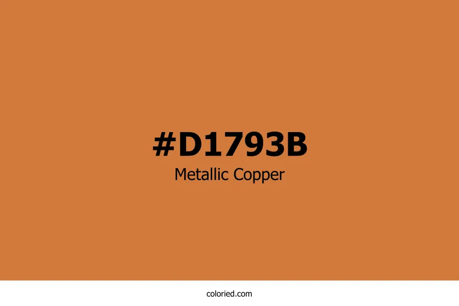 Metallic Copper Color