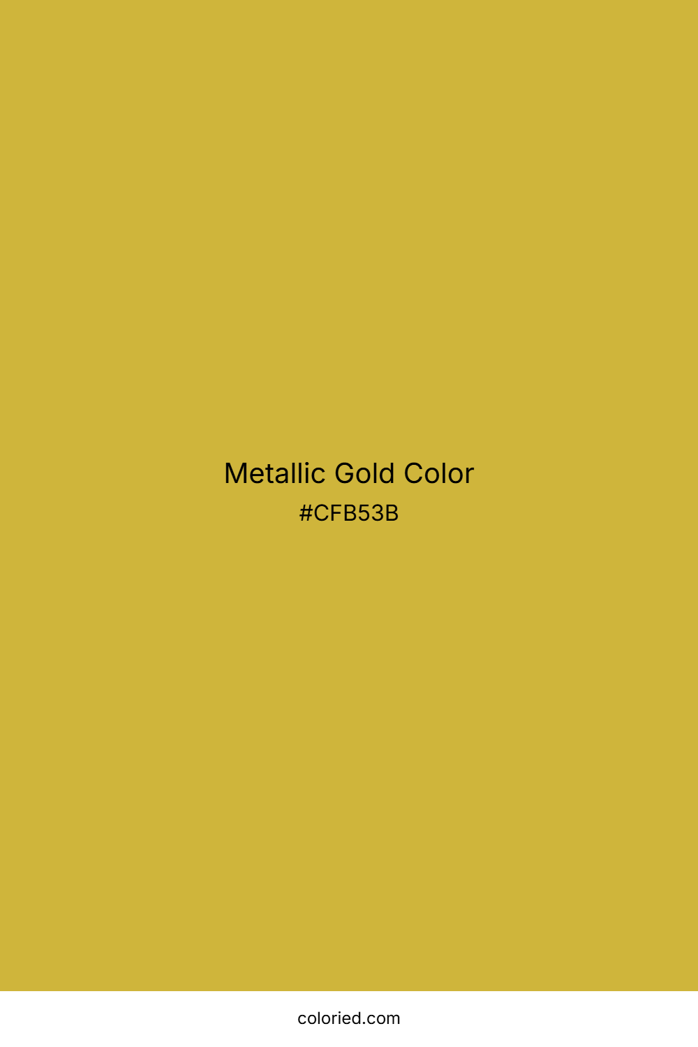 Metallic Gold Color
