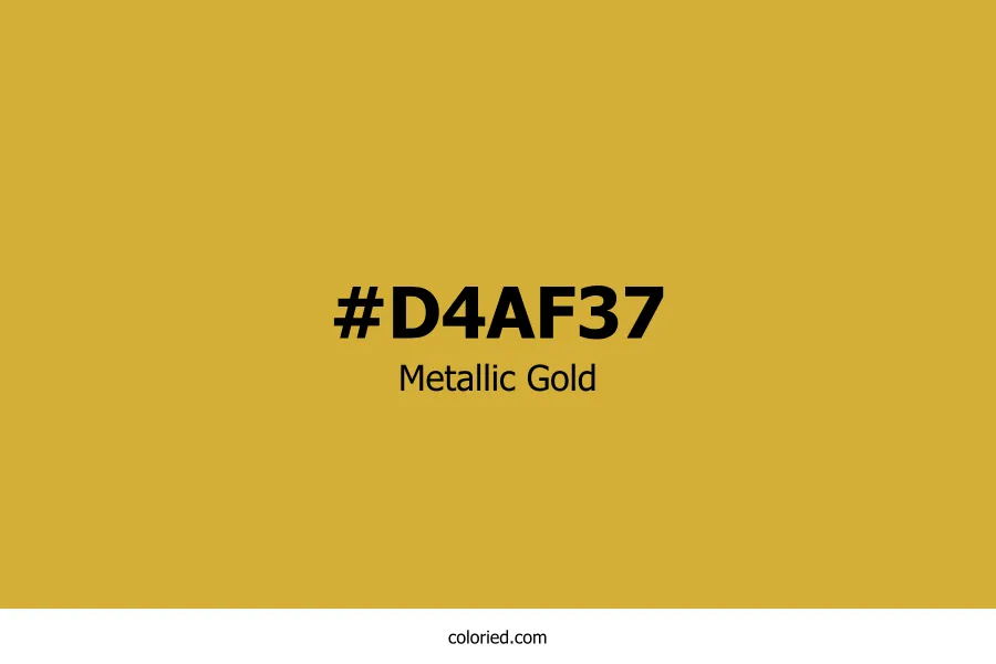 Metallic Gold Color Hex Code