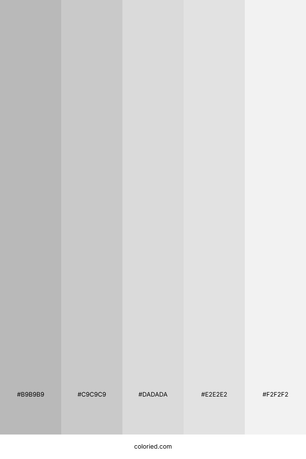 Metallic Gradient Color Palette