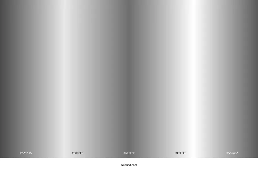 Metallic Silver Gradient