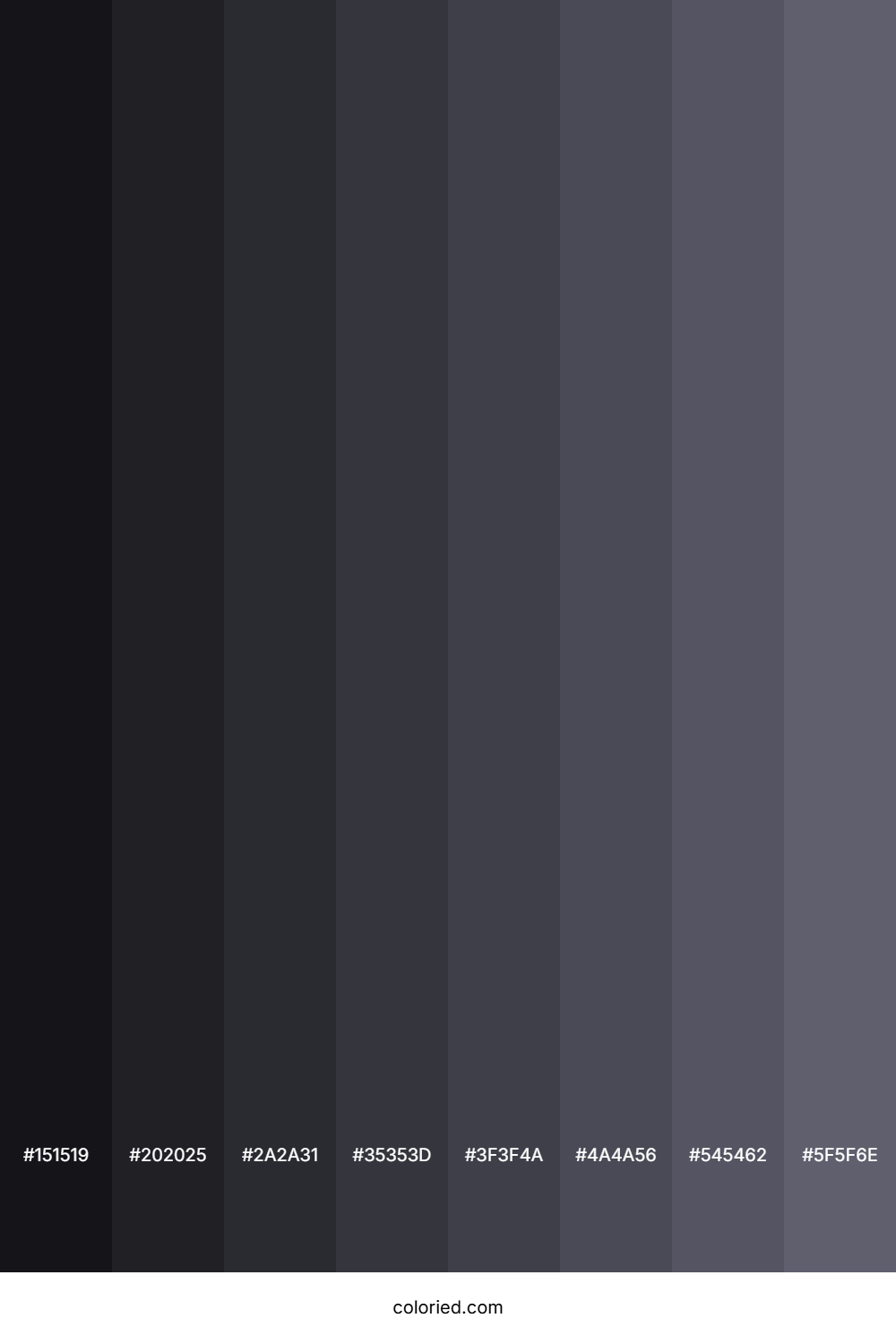 Mid Grey Color Shades