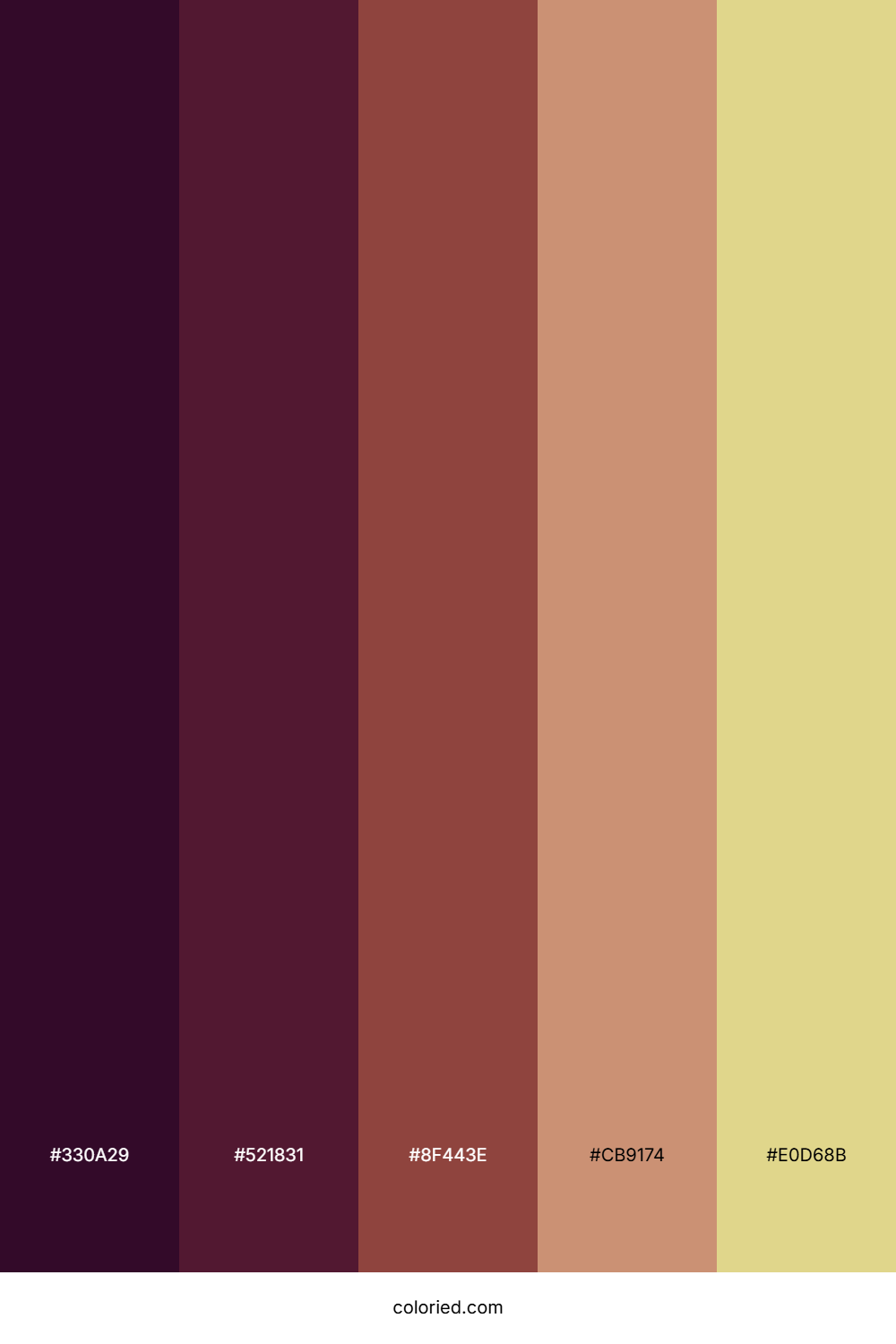 Midnight Berry Glow Color Palette