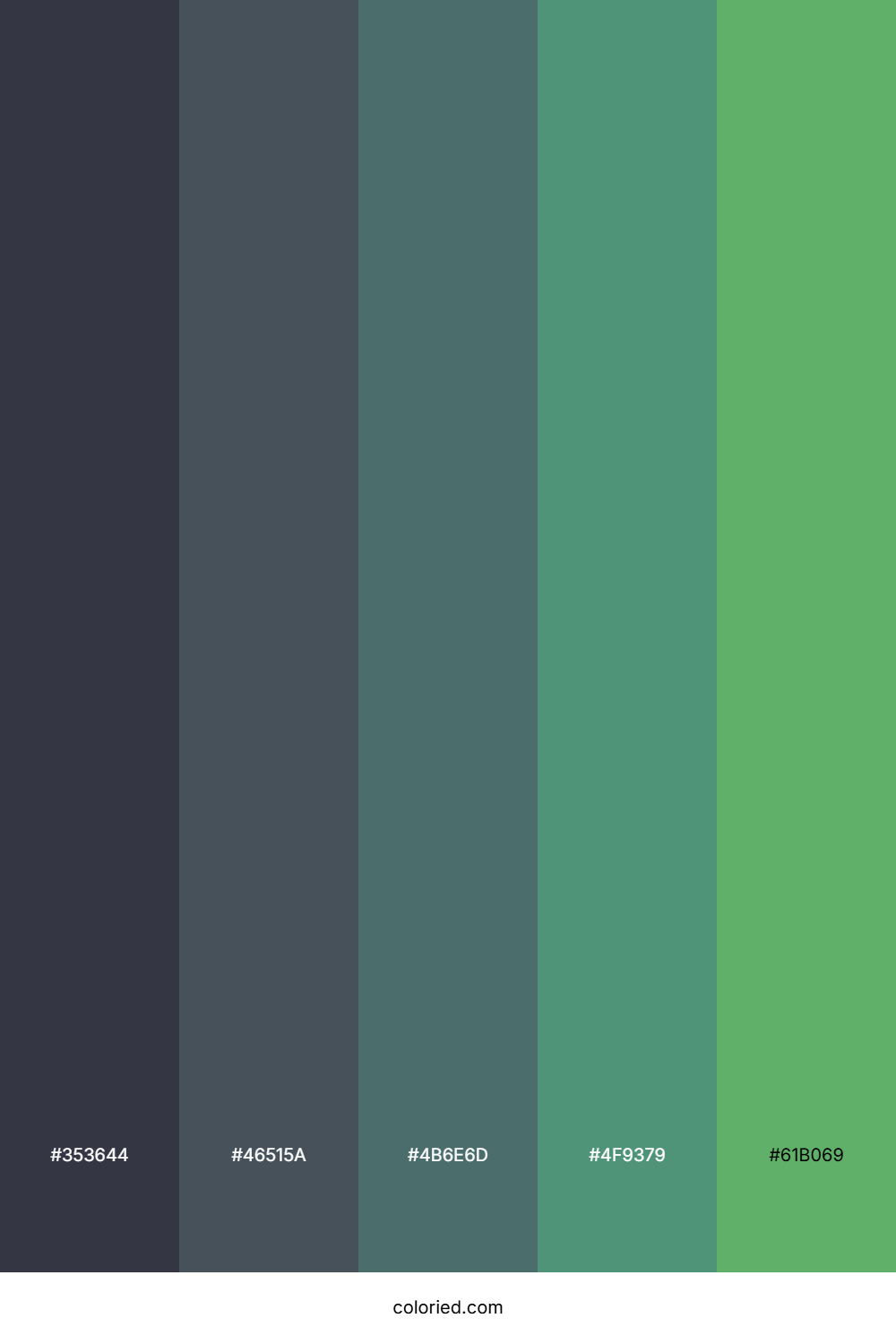 Midnight Blue and Emerald Color Palette