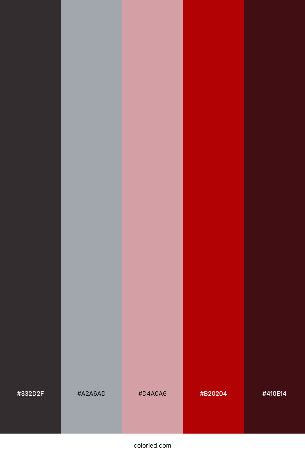 Midnight Ember Sunset Color Palette