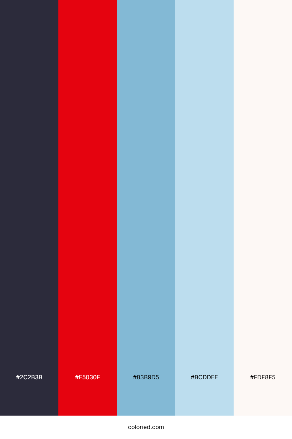 Midnight Flame Mist Color Palette