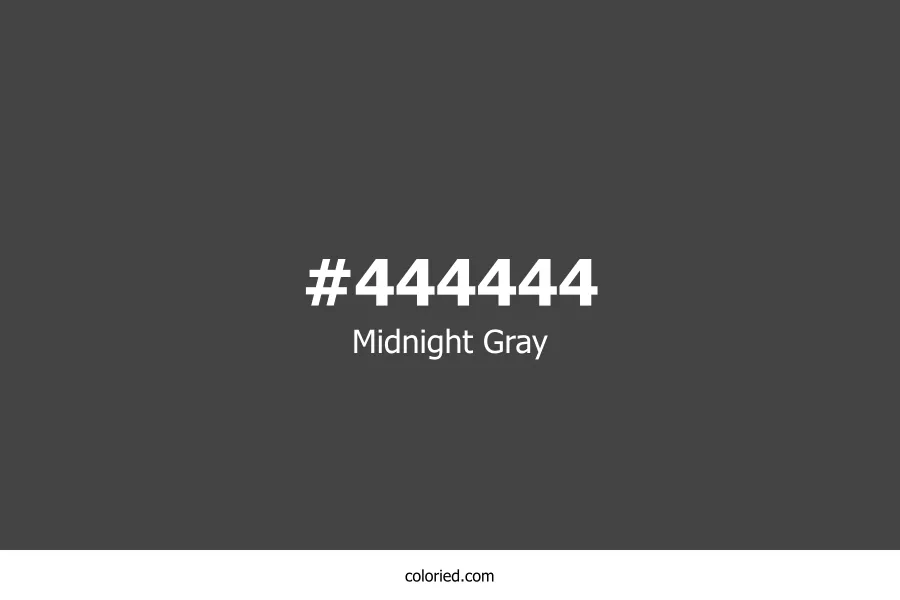 Midnight Gray Color