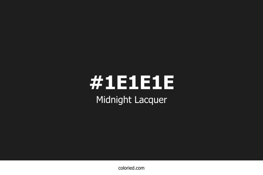 Midnight Lacquer Color