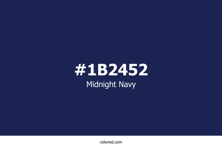 Midnight Navy Color