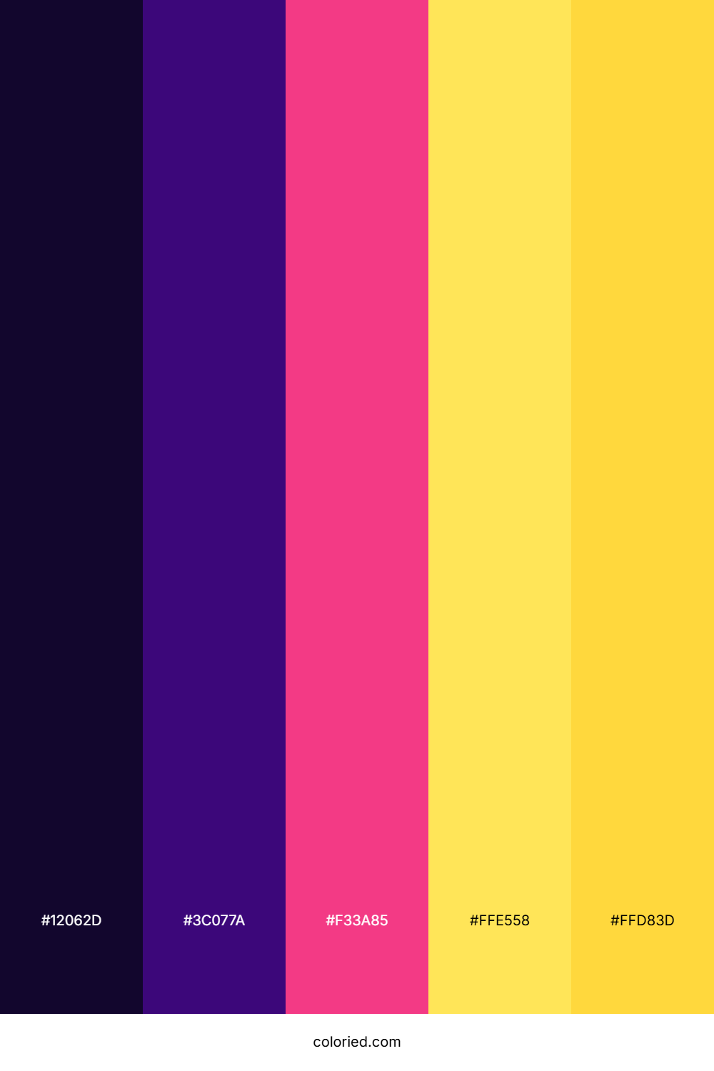 Midnight Neon Glow Palette